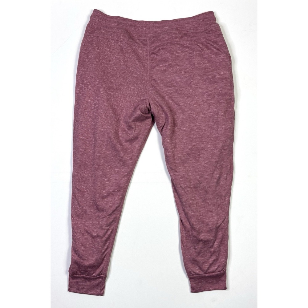 Member's Mark Sherpa Lined Jogger Pants Women's Large Pink Drawstring Cozy - Picture 11 of 11